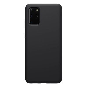 NILLKIN FLEX PURE szilikon telefonvédő (ultravékony, környezetbarát, mikrofiber plüss belső, matt) FEKETE Samsung Galaxy S20 Plus (SM-G985F), Samsung Galaxy S20 Plus 5G (SM-G986)