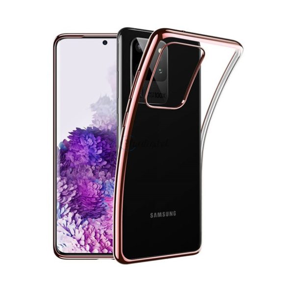ESR ESSENTIAL CROWN szilikon telefonvédő (közepesen ütésálló) ROZÉARANY Samsung Galaxy S20 Ultra (SM-G988F), Samsung Galaxy S20 Ultra 5G (SM-G988B)