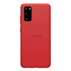   NILLKIN FLEX PURE szilikon telefonvédő (ultravékony, környezetbarát, mikrofiber plüss belső, matt) PIROS Samsung Galaxy S20 (SM-G980F), Samsung Galaxy S20 5G (SM-G981U)