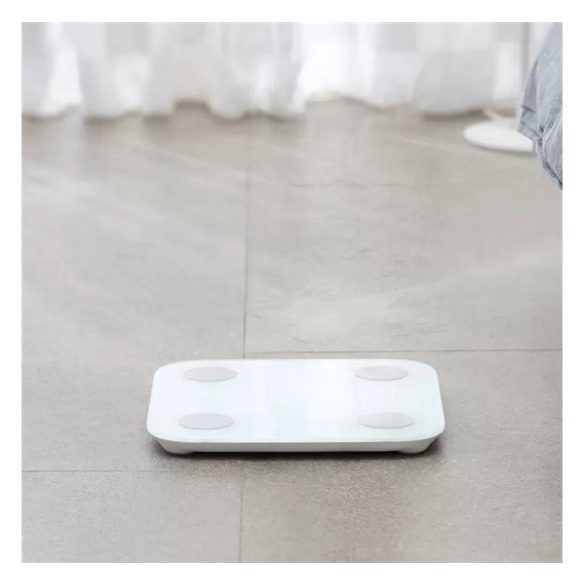 XIAOMI Mi Body Composition Scale 2 okosmérleg (BMI, G-szenzor, Bluetooth 5.0, iOS 7.0-tól és Android 4.3-tól) FEHÉR