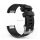 Pótszíj (egyedi méret, szilikon, állítható) FEKETE Fitbit Charge 2