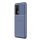 Szilikon telefonvédő (közepesen ütésálló, légpárnás sarok, karbon minta) SÖTÉTKÉK Huawei P40
