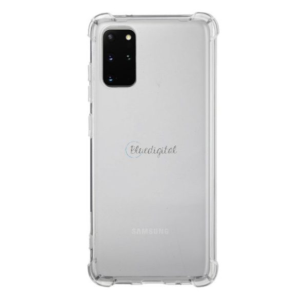 Szilikon telefonvédő (közepesen ütésálló, légpárnás sarok) ÁTLÁTSZÓ Samsung Galaxy S20 Plus (SM-G985F), Samsung Galaxy S20 Plus 5G (SM-G986)