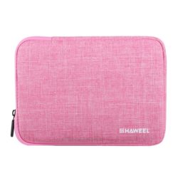   HAWEEL tok álló, textil (univerzális, ütésálló belső réteg, cipzáras, légáteresztő, 7.9" méret) RÓZSASZÍN 