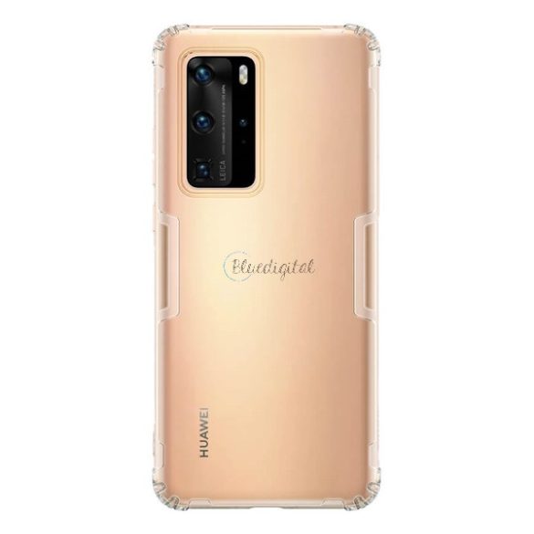 NILLKIN NATURE szilikon telefonvédő (közepesen ütésálló, légpárnás sarok, 0.6 mm, ultravékony) ÁTLÁTSZÓ Huawei P40 Pro 5G