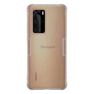 NILLKIN NATURE szilikon telefonvédő (közepesen ütésálló, légpárnás sarok, 0.6 mm, ultravékony) SZÜRKE Huawei P40 Pro 5G