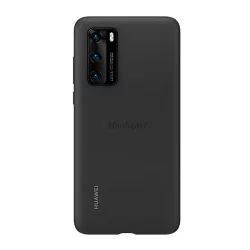 HUAWEI szilikon telefonvédő FEKETE Huawei P40