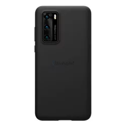   NILLKIN FLEX PURE szilikon telefonvédő (ultravékony, környezetbarát, mikrofiber plüss belső, matt) FEKETE Huawei P40