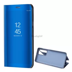   Tok álló (aktív FLIP, oldalra nyíló, asztali tartó funkció, tükrös felület, Mirror View Case) KÉK Huawei P40