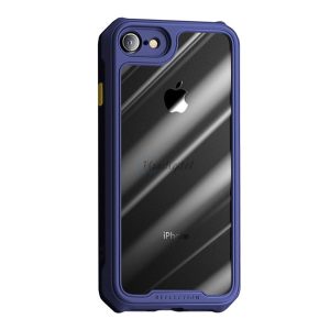 Műanyag telefonvédő (szilikon hátlap, ultravékony, közepesen ütésálló, légpárnás sarok) SÖTÉTKÉK Apple iPhone 7 4.7, Apple iPhone 8 4.7, Apple iPhone SE 2 (2020), Apple iPhone SE 3 (20