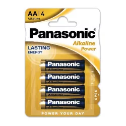   PANASONIC ALKALINE POWER tartós elem (AA, LR6APB, 1.5V, alkáli) 4db/csomag