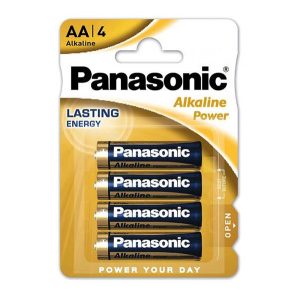 PANASONIC ALKALINE POWER tartós elem (AA, LR6APB, 1.5V, alkáli) 4db/csomag