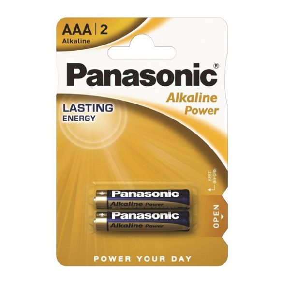 PANASONIC PRO POWER szupertartós elem (AAA, LR03APB, 1.5V, alkáli) 2db/csomag