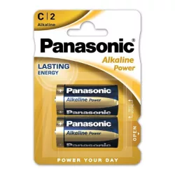   PANASONIC tartós elem (C/baby, LR14, 1.5V, alkáli) 2db/csomag