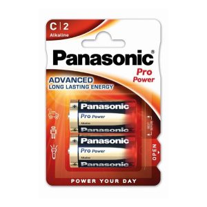 PANASONIC PRO POWER tartós elem (C/baby, LR14, 1.5V, alkáli) 2db/csomag