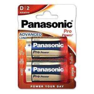 PANASONIC PRO POWER tartós elem (LR20, D/góliát, 1.5V, alkáli) 2db/csomag