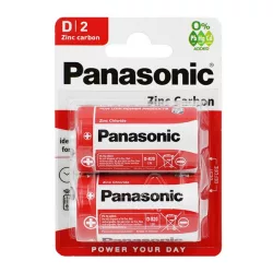   PANASONIC tartós elem (D/góliát, R20, 1.5V, cink-mangán) 2db/csomag