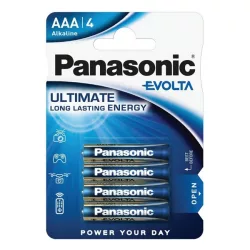   PANASONIC EVOLTA tartós elem (AAA, LR03EGE, 1.5V, alkáli) 4db/csomag