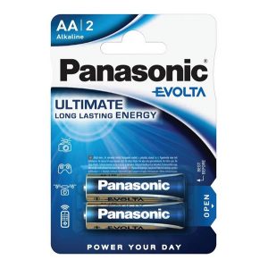 PANASONIC EVOLTA szupertartós elem (AA, R6EGE, 1.5V, alkáli) 2db/csomag