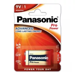   PANASONIC PRO POWER szupertartós elem (6LR61, 9V, alkáli) 1db/csomag