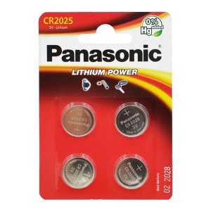 PANASONIC gombelem (CR2025, 3V, lítium) 4db/csomag