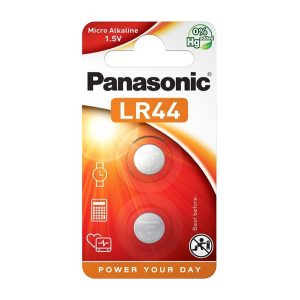 PANASONIC gombelem (LR44EL/2B, 1.5V, alkáli) 2db/csomag