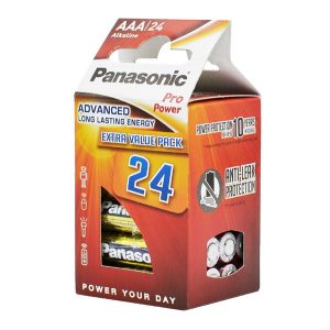 PANASONIC PRO POWER szupertartós elem (AAA, LR03PPG, 1.5V, alkáli) 24db/csomag