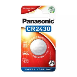 PANASONIC gombelem (CR2430L, 3V, lítium) 1db/csomag