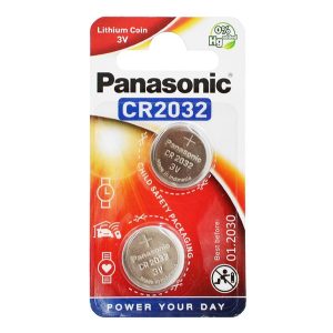 PANASONIC gombelem (CR2032, 3V, lítium) 2db/csomag