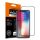 SPIGEN FC képernyővédő üveg (2.5D, ujjlenyomatmentes, extra karcálló, 9H, ultravékony, 0.3mm, színkiemelés) FEKETE Apple iPhone XR 6.1, Apple iPhone 11