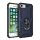 Defender műanyag telefonvédő (közepesen ütésálló, szilikon belső, telefontartó gyűrű, beépített fémlemez) SÖTÉTKÉK Apple iPhone 7 4.7, Apple iPhone 8 4.7, Apple iPhone SE 2 (2020), A