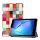 Tok álló, bőr hatású (FLIP, oldalra nyíló, asztali tartó funkció, kockás) SZÍNES Huawei MatePad T8