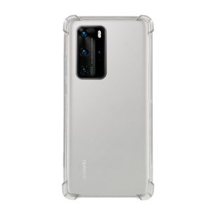 Szilikon telefonvédő (közepesen ütésálló, légpárnás sarok) ÁTLÁTSZÓ Huawei P40 Pro 5G