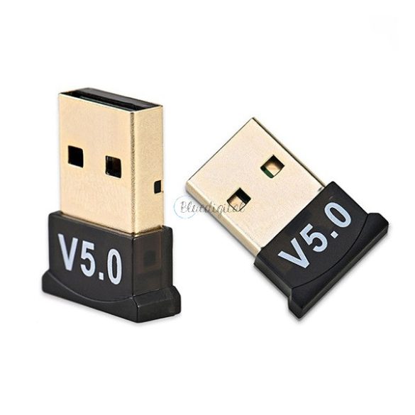 Bluetooth adapter SZTEREO (V5.0, USB 2.0, mini) FEKETE