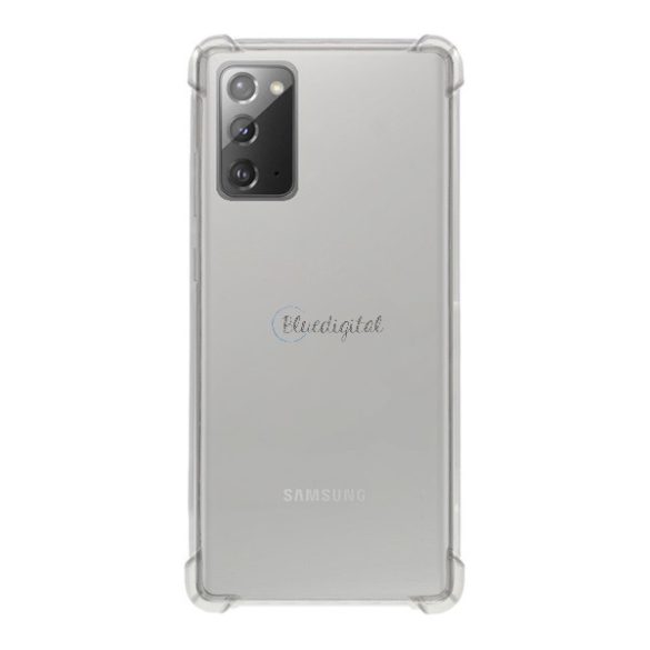 Szilikon telefonvédő (közepesen ütésálló, légpárnás sarok) ÁTLÁTSZÓ Samsung Galaxy Note 20 (SM-N980F), Samsung Galaxy Note 20 5G (SM-N981F)