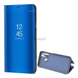 Tok álló (aktív FLIP, oldalra nyíló, asztali tartó funkció, tükrös felület, Mirror View Case) KÉK Huawei P Smart (2020)