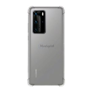 ROAR JELLY ARMOR műanyag telefonvédő (szilikon keret, közepesen ütésálló, légpárnás sarok) ÁTLÁTSZÓ Huawei P40