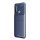 Szilikon telefonvédő (közepesen ütésálló, légpárnás sarok, karbon minta) SÖTÉTKÉK Huawei Y6p
