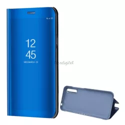   Tok álló (aktív FLIP, oldalra nyíló, asztali tartó funkció, tükrös felület, Mirror View Case) KÉK Huawei Y8p