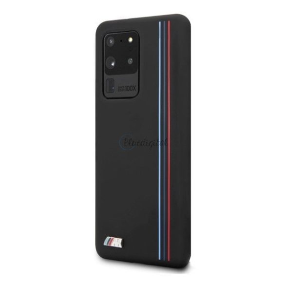 CG MOBILE BMW Stripes M szilikon telefonvédő (ultravékony) FEKETE Samsung Galaxy S20 Ultra (SM-G988F), Samsung Galaxy S20 Ultra 5G (SM-G988B)