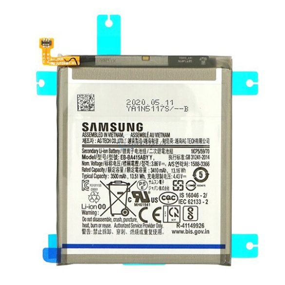 SAMSUNG akku 3500 mAh LI-ION Samsung Galaxy A41 (SM-A415F)