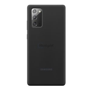 SAMSUNG szilikon telefonvédő FEKETE Samsung Galaxy Note 20 (SM-N980F), Samsung Galaxy Note 20 5G (SM-N981F)