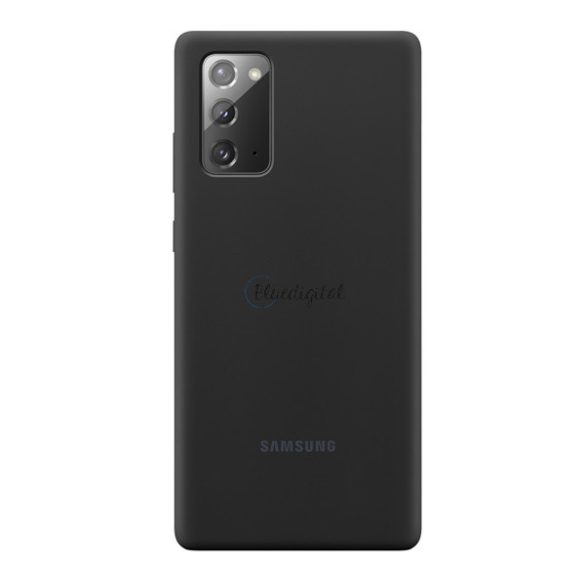 SAMSUNG szilikon telefonvédő FEKETE Samsung Galaxy Note 20 (SM-N980F), Samsung Galaxy Note 20 5G (SM-N981F)