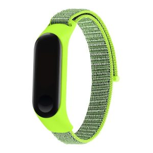 Pótszíj (egyedi méret, nylon, tépőzáras, légáteresztő) VILÁGOSZÖLD Xiaomi MI Band 4, Xiaomi MI Band 3