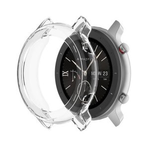 Szilikon keret (BUMPER, ütésálló) ÁTLÁTSZÓ Amazfit GTR 42mm