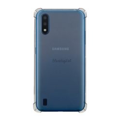   Szilikon telefonvédő (közepesen ütésálló, légpárnás sarok) ÁTLÁTSZÓ Samsung Galaxy M01 (SM-M015F)