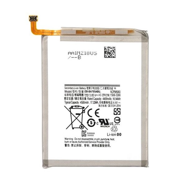 Akku 4500mAh LI-ION (EB-BA705ABU/GH82-19746A kompatibilis) Samsung Galaxy A70 (SM-A705F)