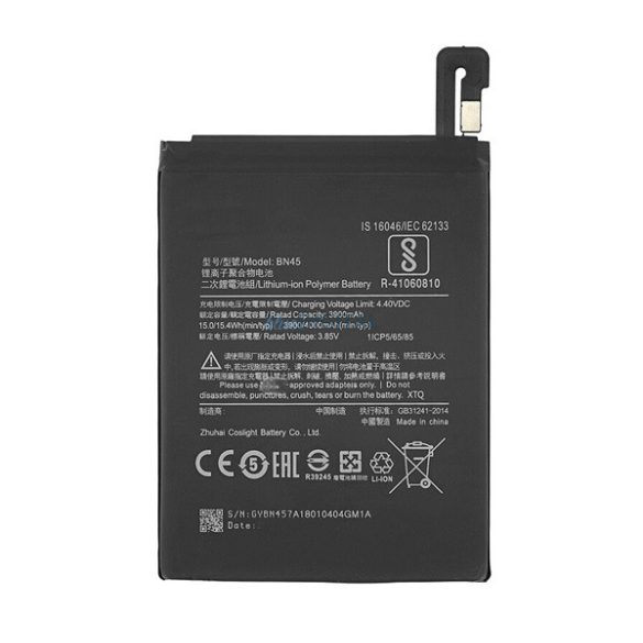 Akku 4000mAh LI-Polymer (BN45 kompatibilis) Xiaomi Redmi Note 5 Pro (Redmi Note 5)