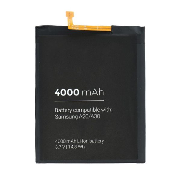 Akku 4000mAh LI-ION (EB-BA505ABU kompatibilis) Samsung Galaxy A30 (SM-A305F), Samsung Galaxy A30s (SM-A307F)