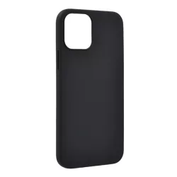 Szilikon telefonvédő (matt) FEKETE Apple iPhone 12 mini